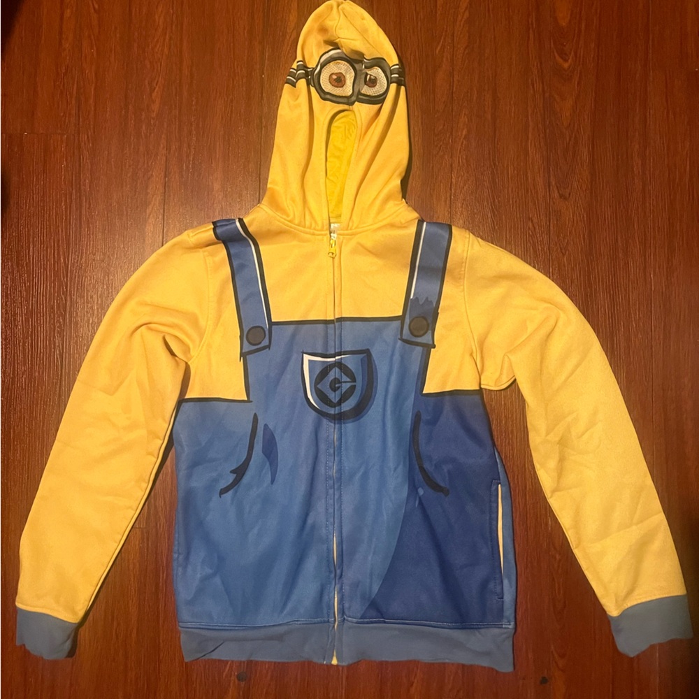 Minion Hoodie with Minion Goggles